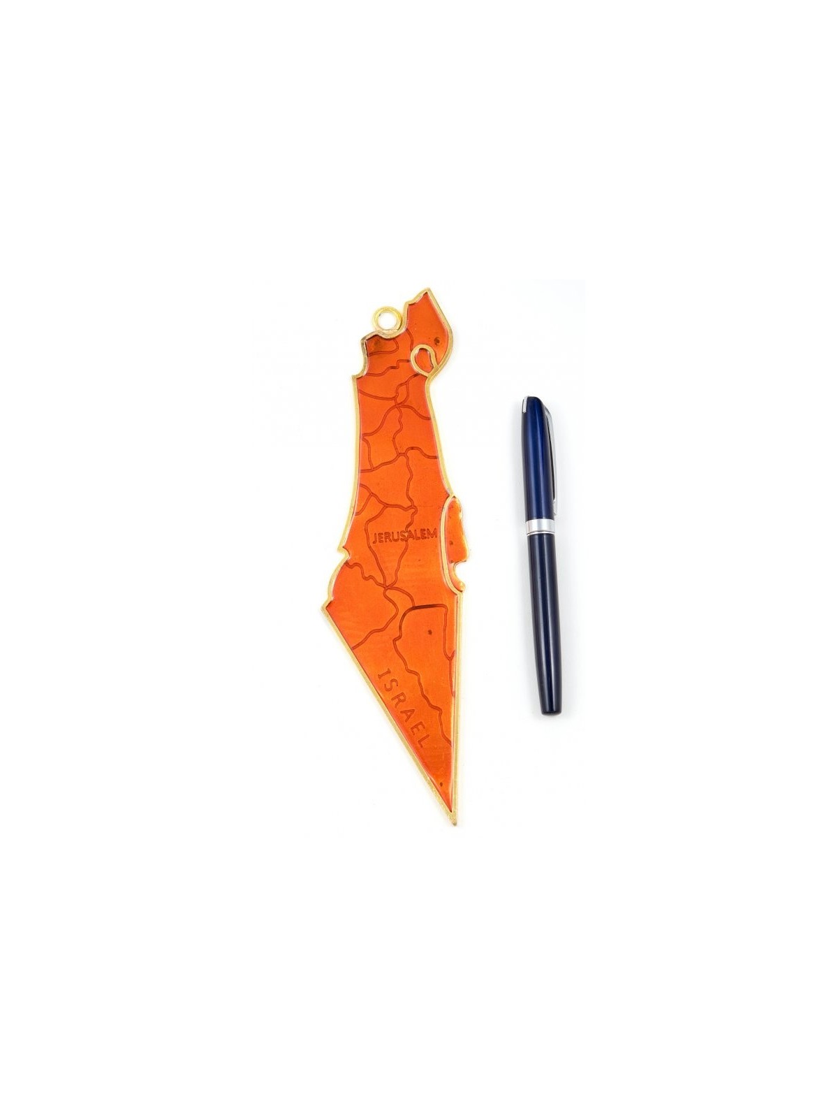 מפה דקורטיבית של ישראל תליית קיר אמייל ר... | קישוטים לבית